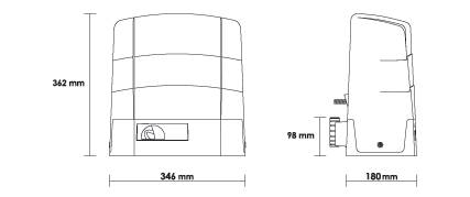 Automatisme de portail Roger Technology serie G30